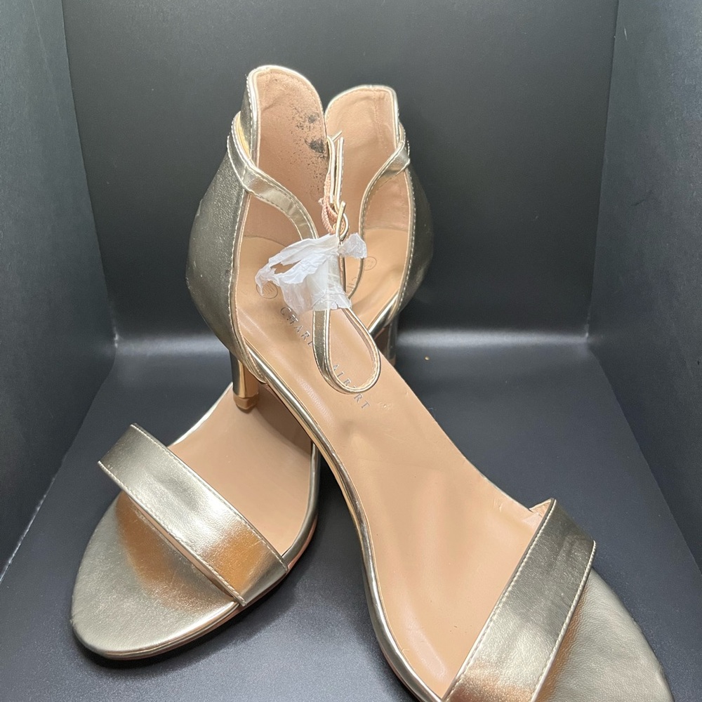 Elegant Gold Women's Heels